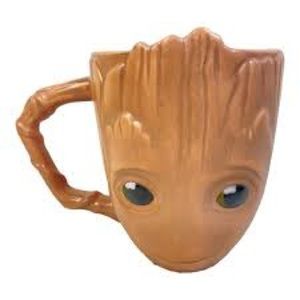 Disney Store Groot Coffee Mug Marvel Guardians of the Galaxy tan 20 oz NWOT